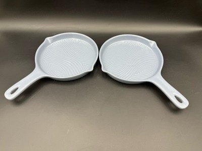 Temptations by Tara Woodland Blue Set of 2 Cookie Skillets