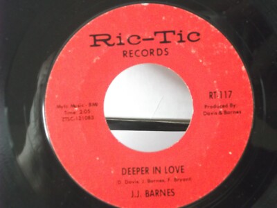 J.J. Barnes,Ric Tic 117,''Deeper In Love''US,7''45,1969 Northern Soul, Mint-