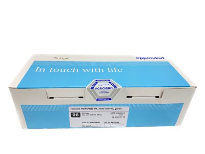 (25) EPPENDORF Twin.Tec 96-Well 250uL PCR Plates Semi-Skirted 951020346