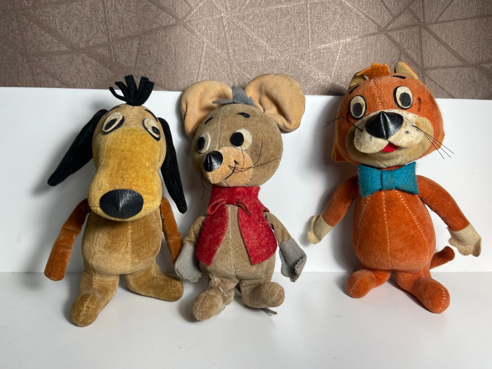 Super Rare Vintage 1960s Hanna Barbera Plush Doggie Daddy