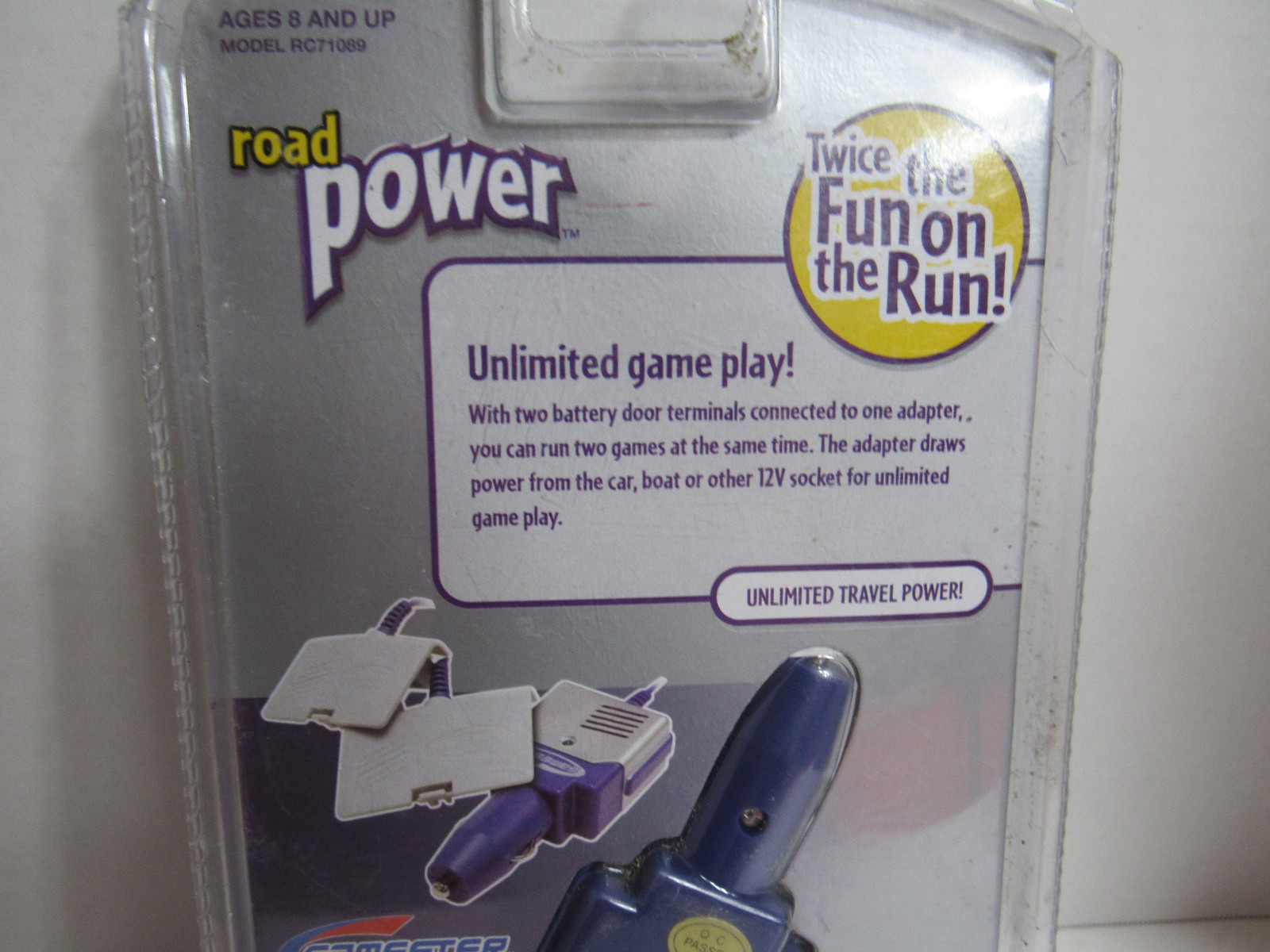 NEW - GAMEBOY ADVANCE Car Charger for 2 Players - ROAD POWER