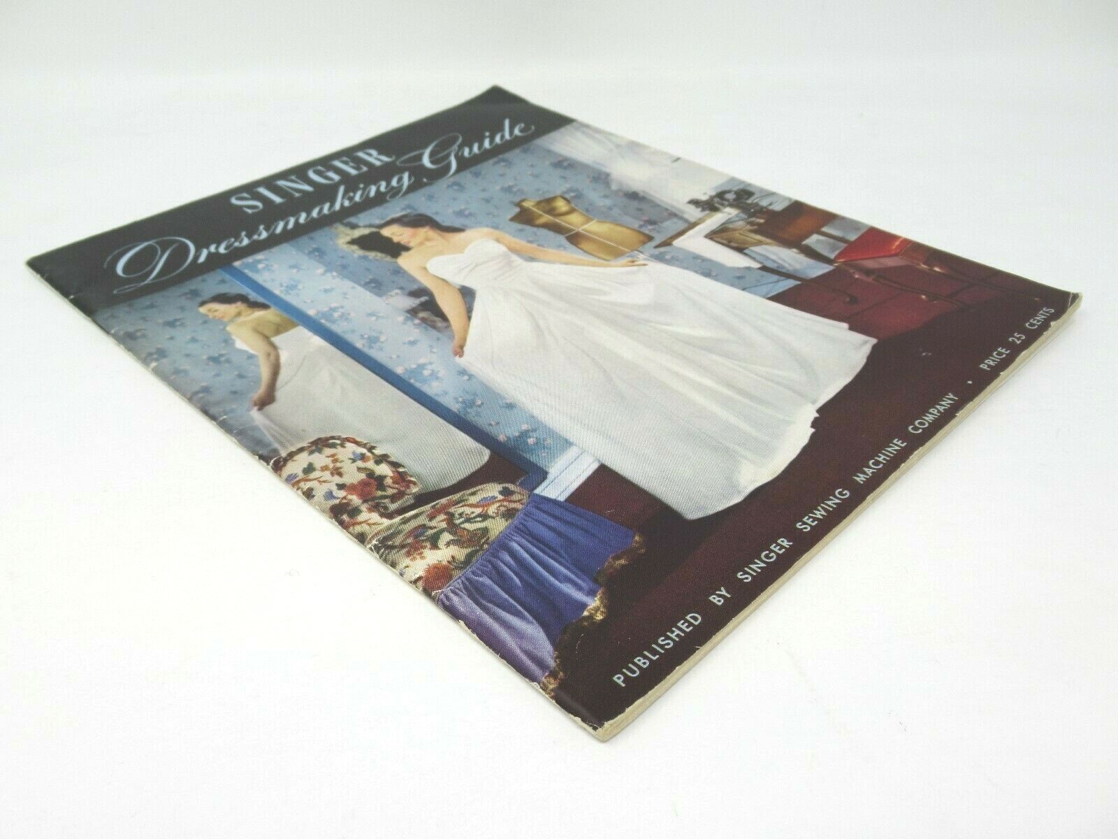 Vtg SINGER Sewing Dressmaking Guide 1947 2 Copies