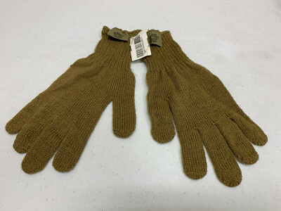 100% WOOL GLOVE INSERTS LINERS CW TYPE II CLASS 5 MULTICAM OCP MEDIUM TAN 6077