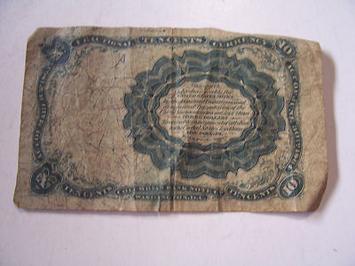 US FRACTIONAL 10 CENT BILL