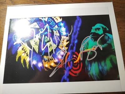Danny Elfman & Tim Burton signed 8x10  Nightmare Before Xmas photo 
