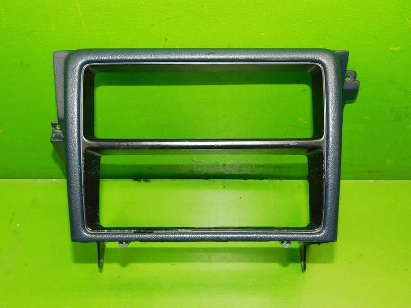 88-91 Civic hatchback OEM center console radio heater surround panel blue