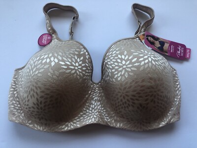 NWT Playtex Secrets Sexy Fit Balconette Underwire Bra 4823 38DD Beige