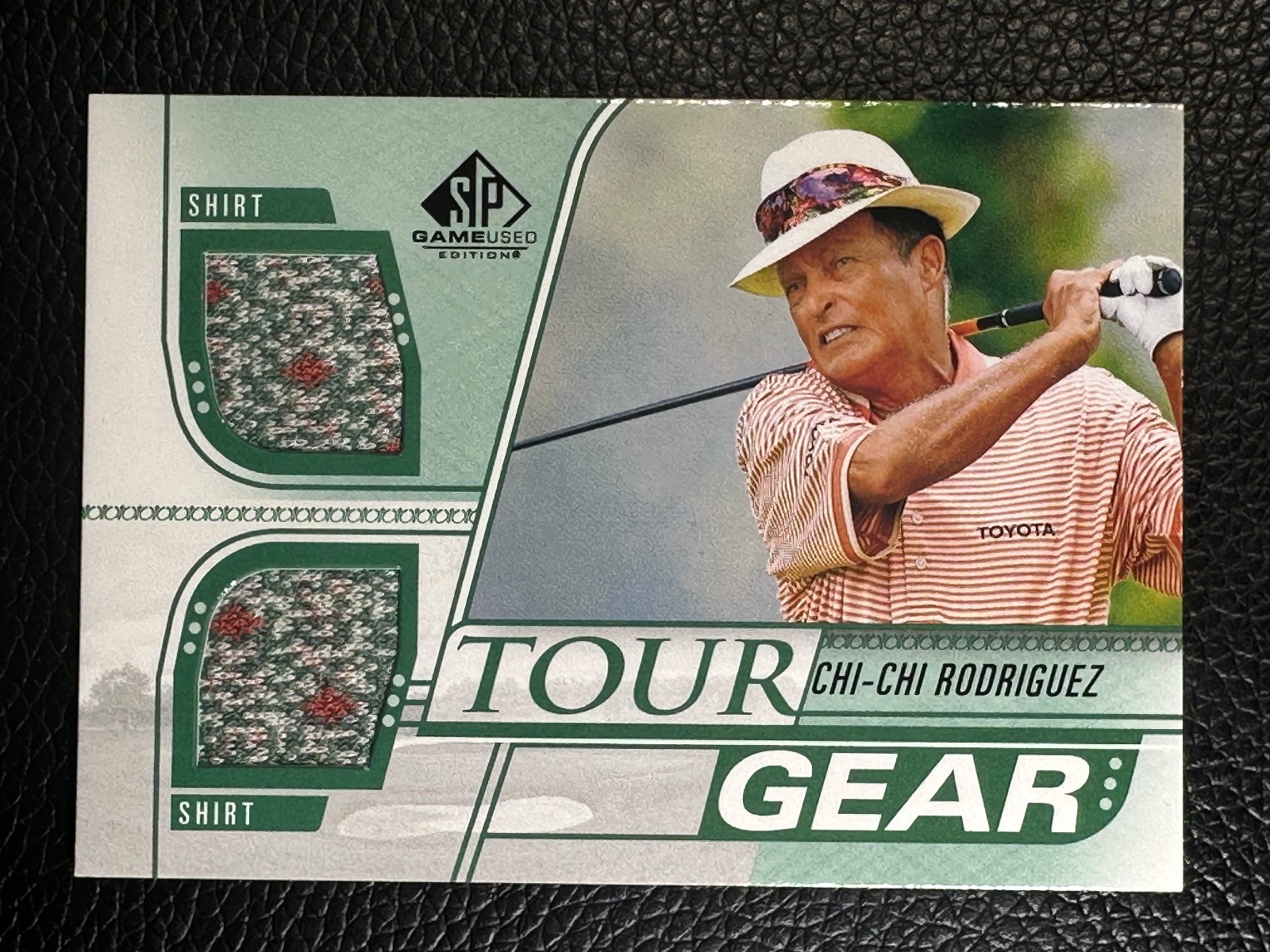 2021 Upper Deck SP Game Used Golf Tour Gear Chi Chi Rodriguez Shirt