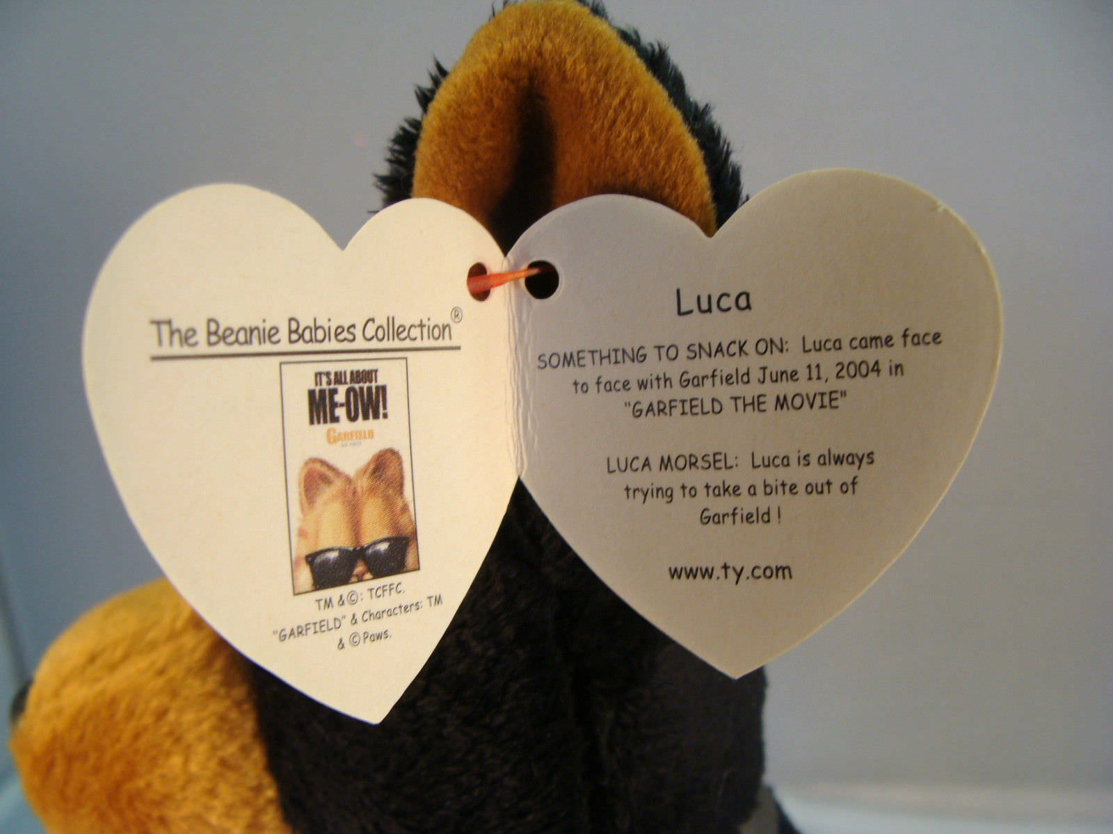 TY Beanie Baby  ~  LUCA ... Garfield the Movie Dog  *  NEW From Our Retail Shop
