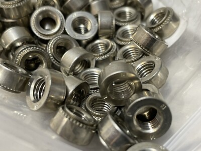 AXIS FABRICATION 1/4-28 Stainless Steel Self-Clinching Nut CLS-0428-1 (50)