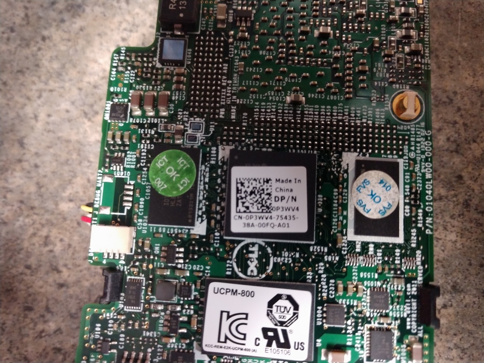 ns03 P3WV4 DELL SHARED PERC 8 1GB CACHE MINI MONO RAID CONTROLLER 0P3WV4