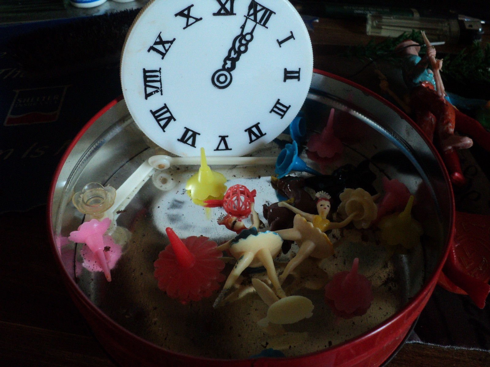 Vintage Sesame Street, Ballerina, Fishing Men Cake toppers