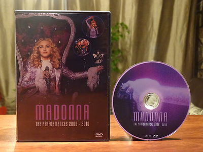 Madonna DVD The Performances 2010 - 2016, prince, mtv, tribute, rare, no promo