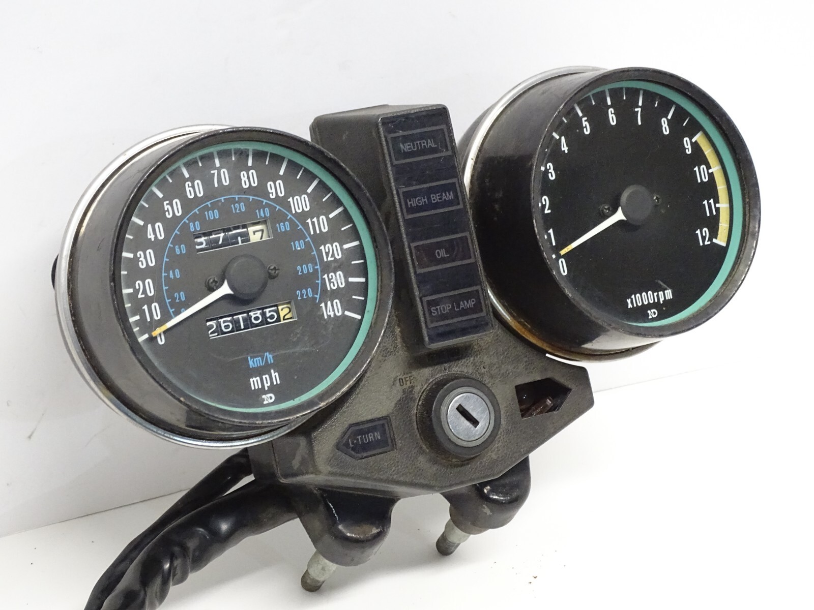 カワサキ、KZ650LTDメーター❗ 1978 Kawasaki KZ650 Gauge Cluster Speedometer Tachometer | eBay
