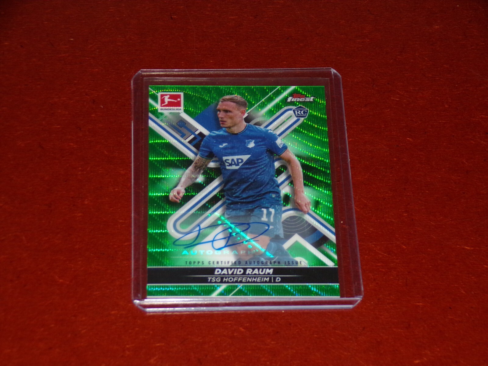 2021-22 Finest Bundesliga Auto Green Wave Refractors 03/30