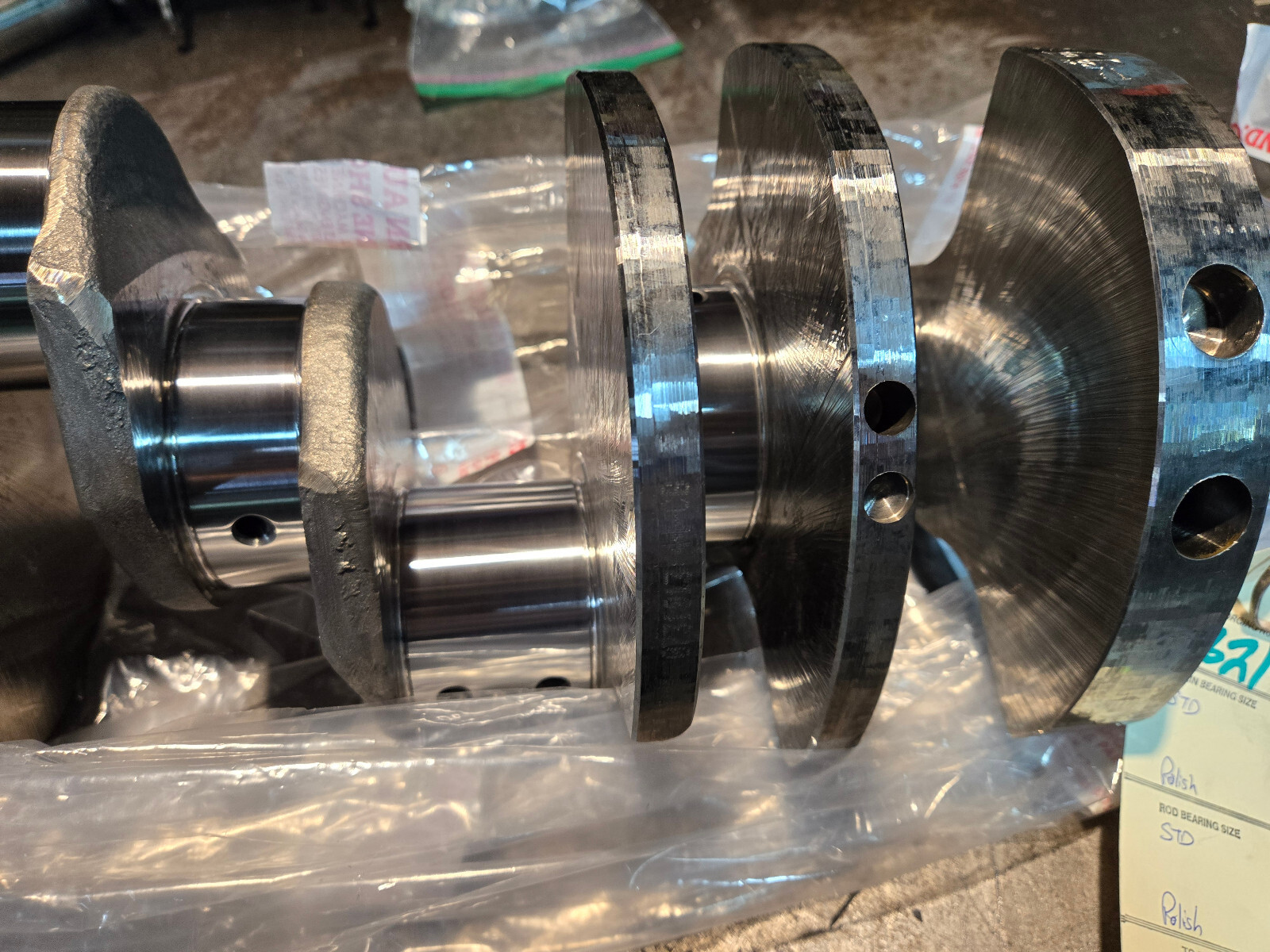 2011-2015 Ford 6.7 Powerstroke Diesel Crankshaft SONOFLUXED POLISHED STANDARD - Picture 11 of 12