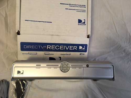 DIRECT TV Converter Receiver Box Model D11-100, Remote, No Power Cable