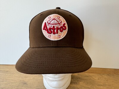 Houston Astros New Era Cooperstown 59FIFTY Brown All-Star Game 1986 Fitted Hat 7