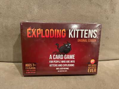 Exploding Kittens Card Game Original Edition Brand New - Factory Sealed    