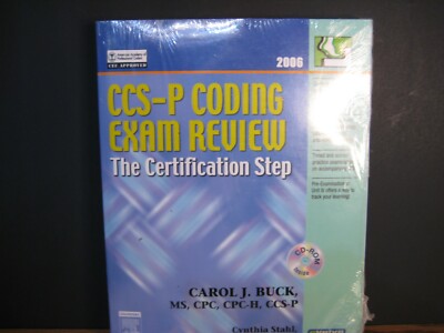 Buck CCS-P Coding Exam Review 2006 Medical Textbook TPB w disk 2006 text book