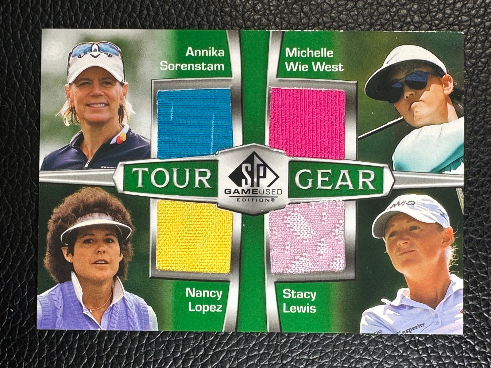 2021 Upper Deck SP Game Used Tour Gear Sorenstam Lopez West Lewis Wardrobe