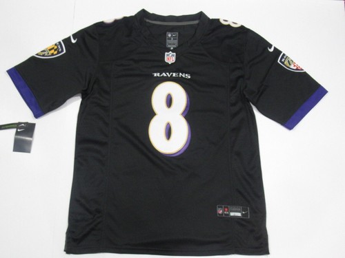 【✨古着】Ravens NFL ゲームシャツ　オーバーサイズ　XL Lamar Jackson #8 Baltimore Ravens Game Limited Men's onField