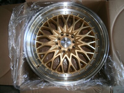 NEOZ 18 X 8 35 OFFSET GOLD WITH POLISHED LIP NZ5017GOML 8803135 ONE PIECE ALLOY