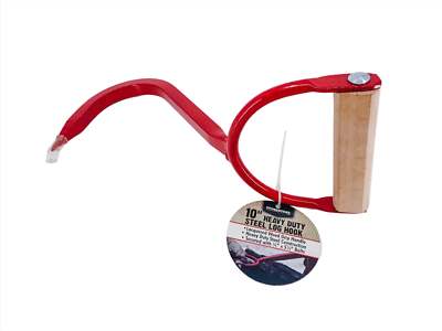 FORESTER 10'' HEAVY DUTY LOGGING FIREWOOD LOG HANDLING HOOK TOOL