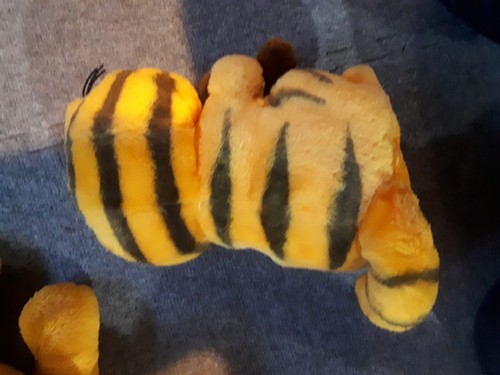 Vintage 1981 Garfield Stuffie With Pookie Htf 14 Inch Daikin Super Rare