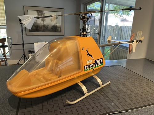 HIROBO 1995 ヘリコプター Hirobo Falcon 707 Toaster Vintage Helicopter | eBay