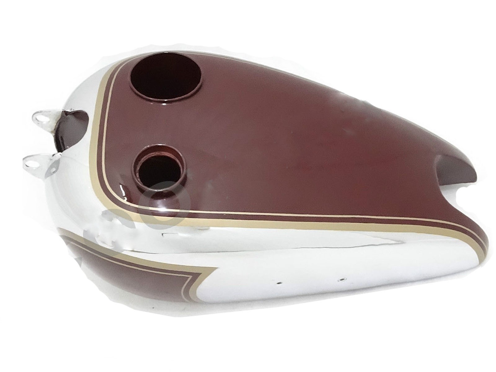New BSA C10 C11 Maroon Painted Chrome Plated Petrol Fuel Tank 