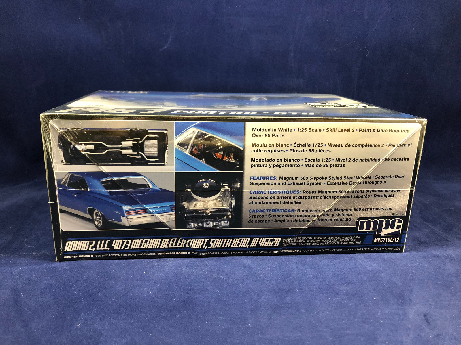MPC 1967 Pontiac GTO 1:25 Scale Plastic Model Kit 710 New in Factory Box