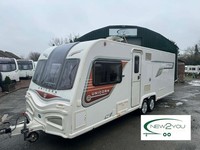 2013 Bailey Unicorn Cartagena 4 Berth TRANSVERSE BED Caravan - STOCK H006