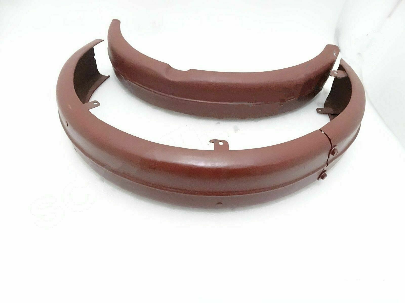 NEW BSA C10 C11 FRONT AND REAR MUDGUARDS RAW STEEL @VINTAGE