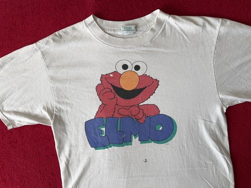 Large Vintage ELMO Sesame Street Jim Henson T-Shirt | eBay