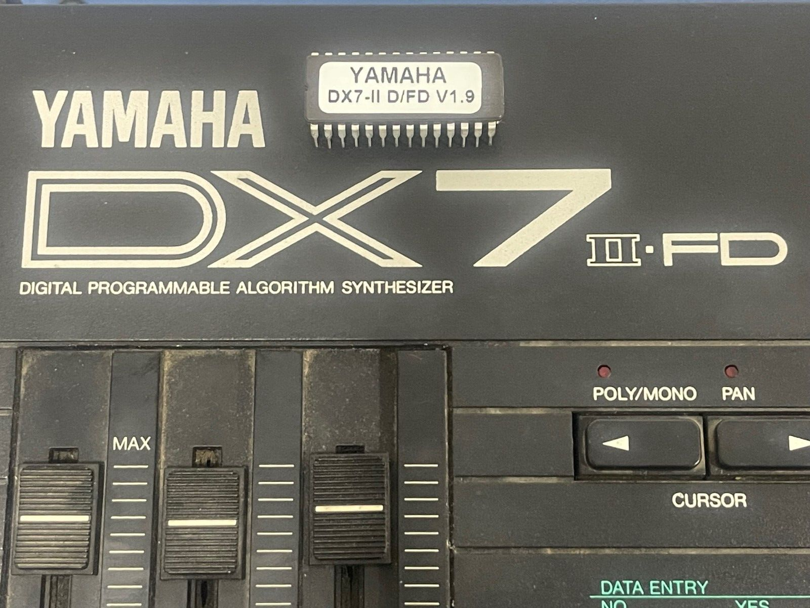 YAMAHA DX7ⅡFD/DX7ⅡD/用 ネームプレート YAMAHA DX7ⅡFD