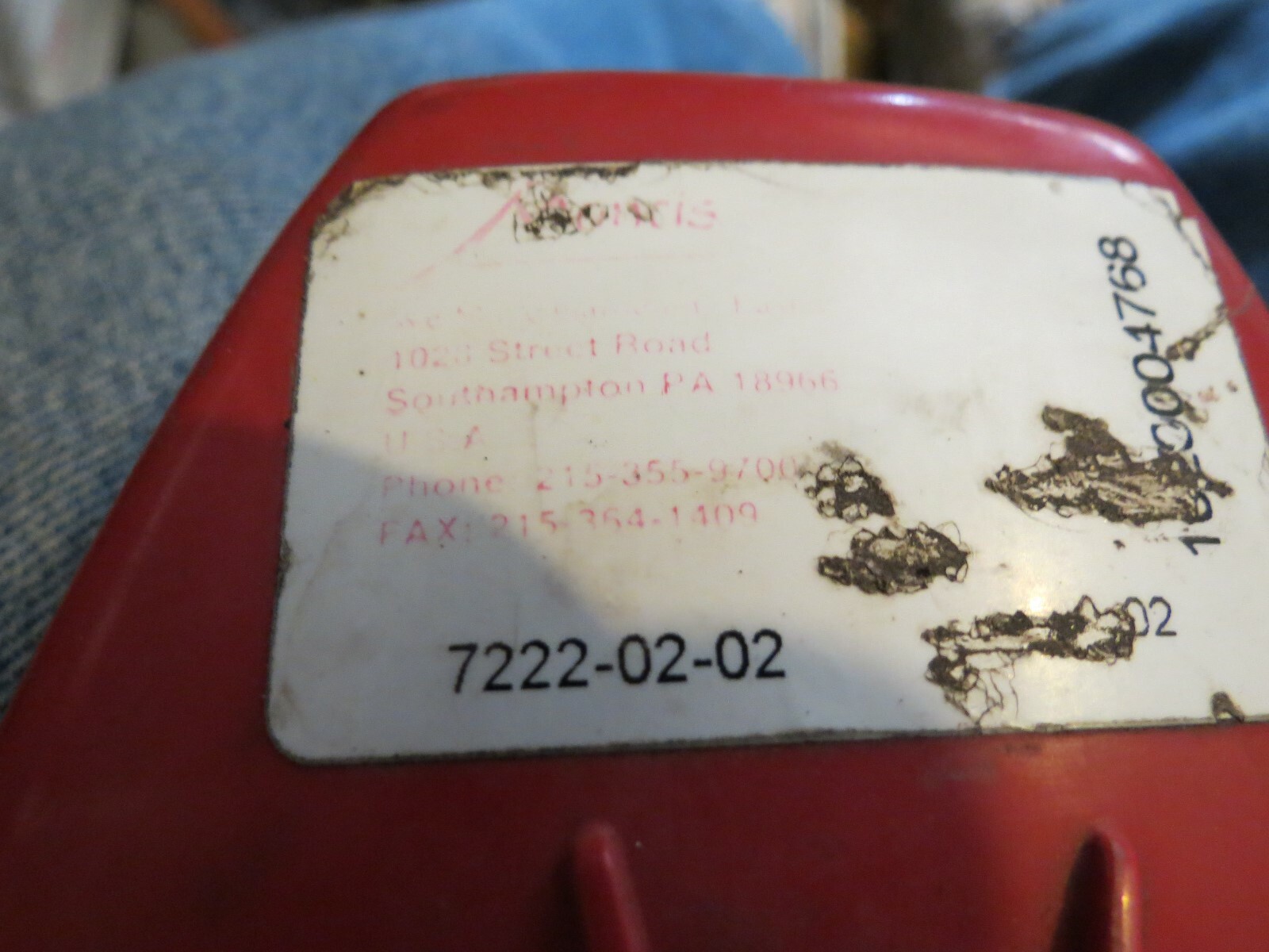 Mantis sv-4b 7222m  garden tiller recoil   part only