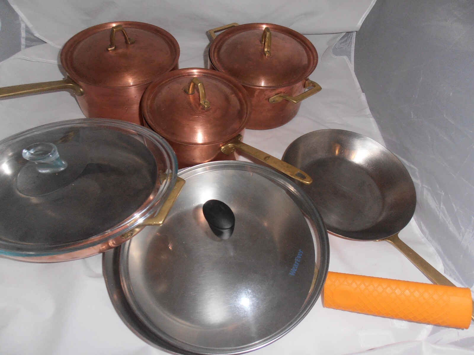 Paul Revere Ware 1801 Copper Stainless Steel Cookware Set