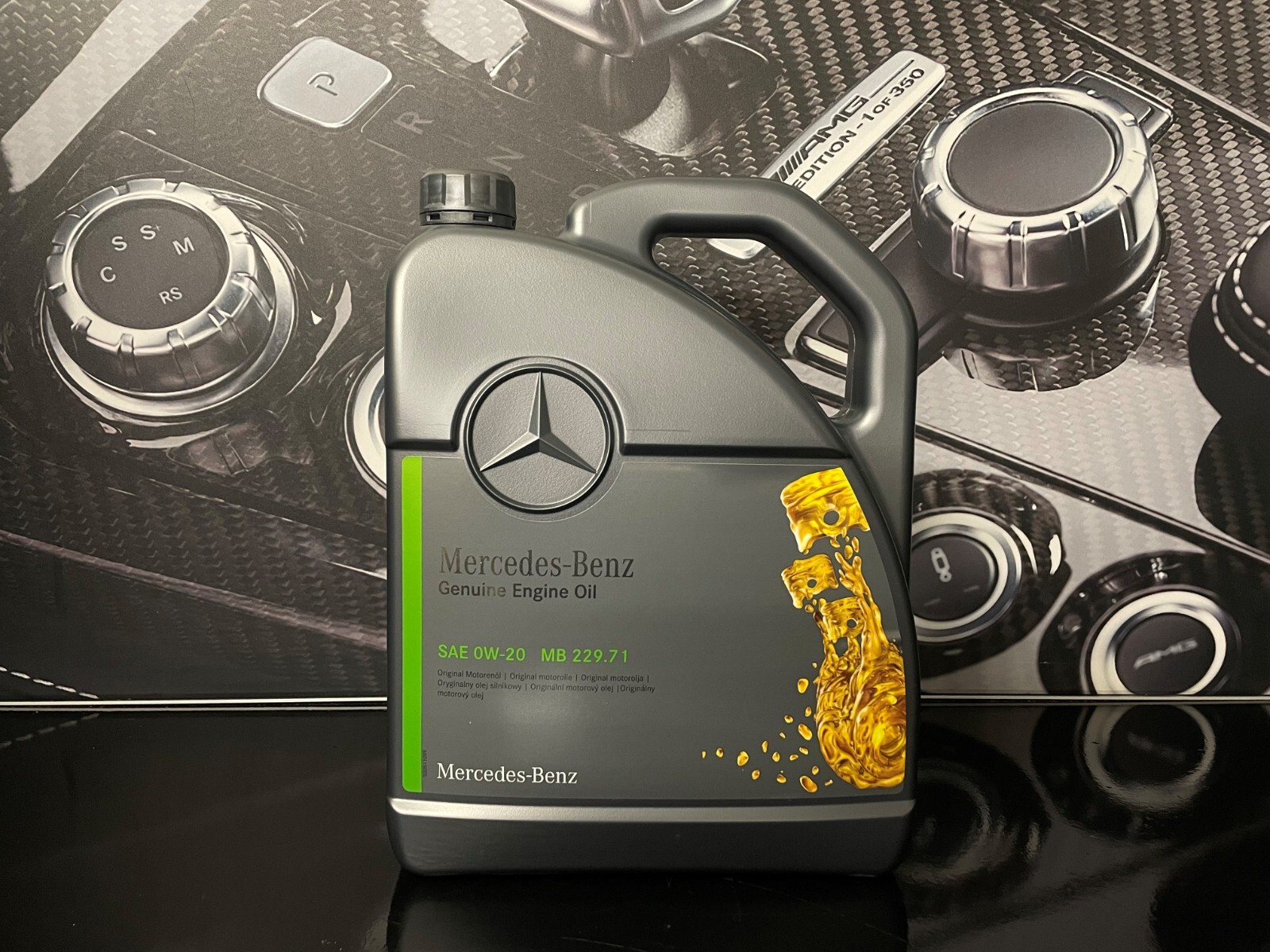 5L Genuine Mercedes-Benz Engine Oil 229.71 SAE 0w-20 229.71