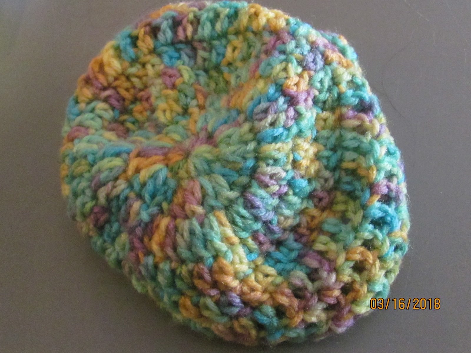 CROCHET BASKET EASTER OR FOR FAVORS  WITH HANDLE   5 