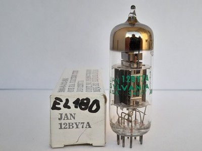 JAN 12BY7 A  Röhre  SYLVANIA  -  NEU /  NOS -  12BY7A