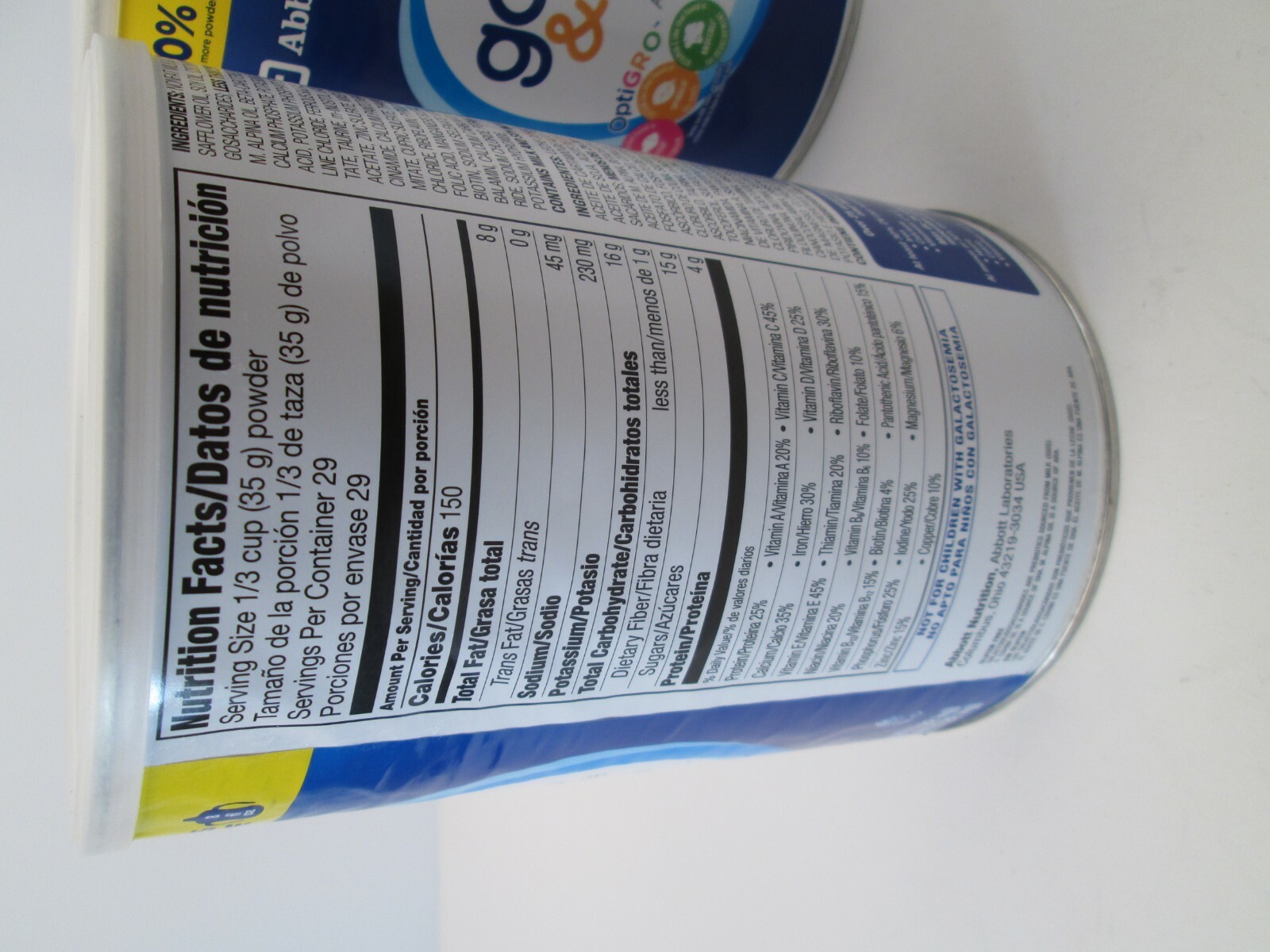 Lot of 2 Similac Go and Grow Toddler Formula Powder 36 oz 2 Cans Exp 05/2019