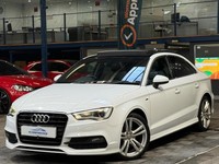 2015 Audi A3 2.0 TDI S line S Tronic Euro 6 (s/s) 4dr (Nav) SALOON Diesel Automa