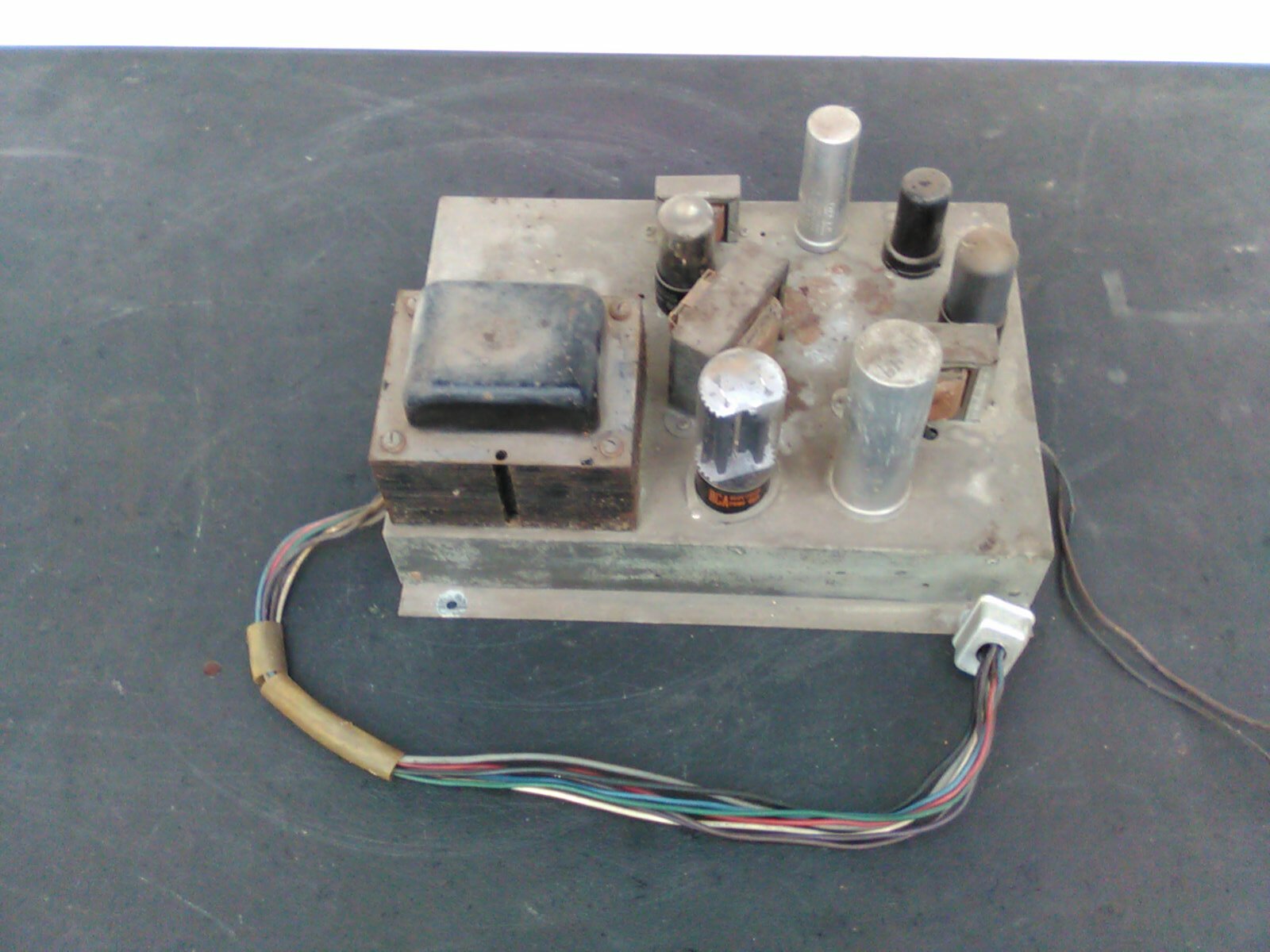 WORKING VINTAGE ADMIRAL 24C16 TV TELEVISION POWER SUPPLY AMPLIFIER,PARTS AMP.