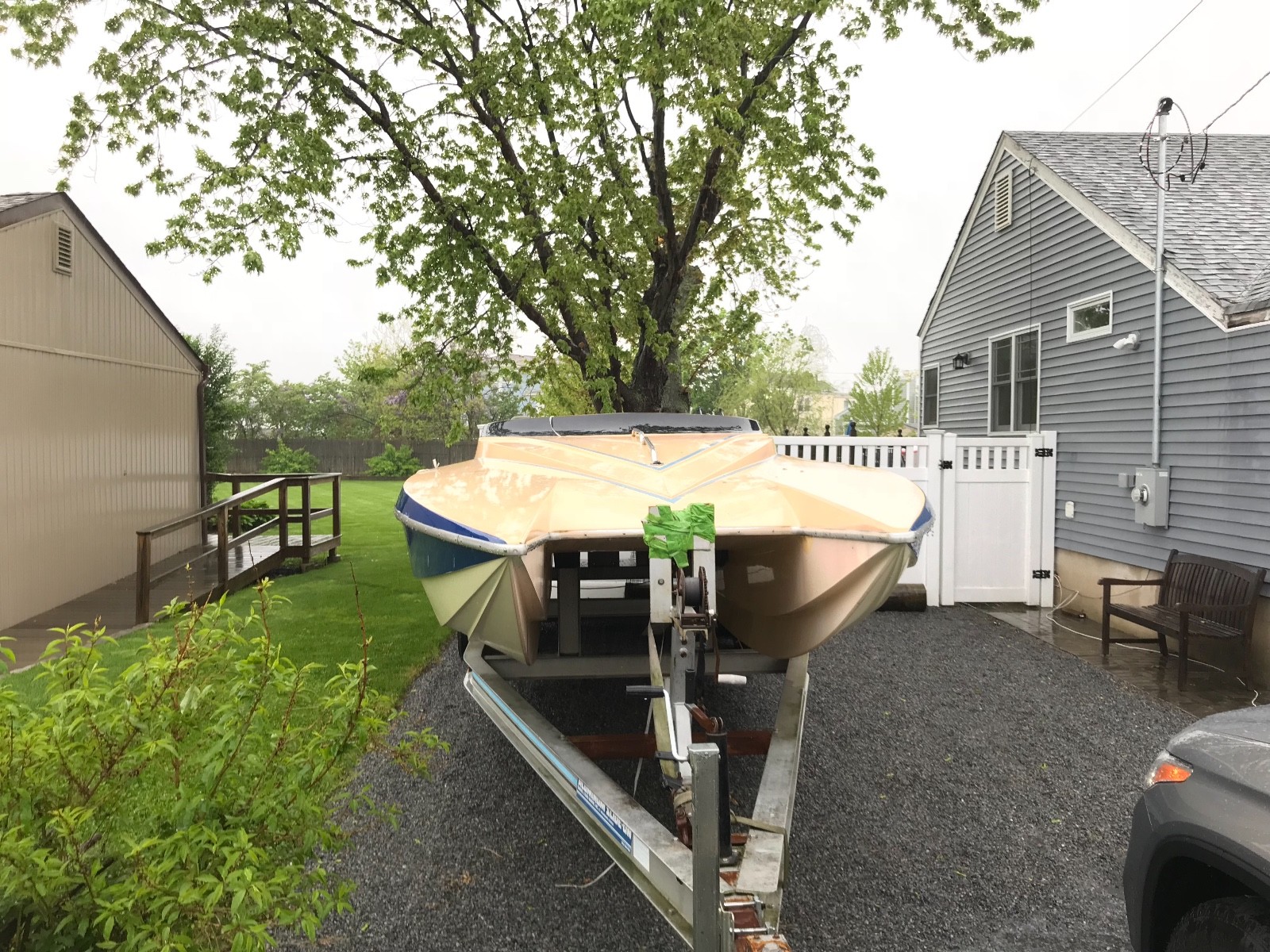 1990 motion cat boat catamaran speed boat skater ski boat fast 25' go fast boat