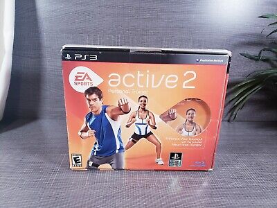 PS3 EA Sports Active 2 Personal Trainer With Heart Monitor Complete 