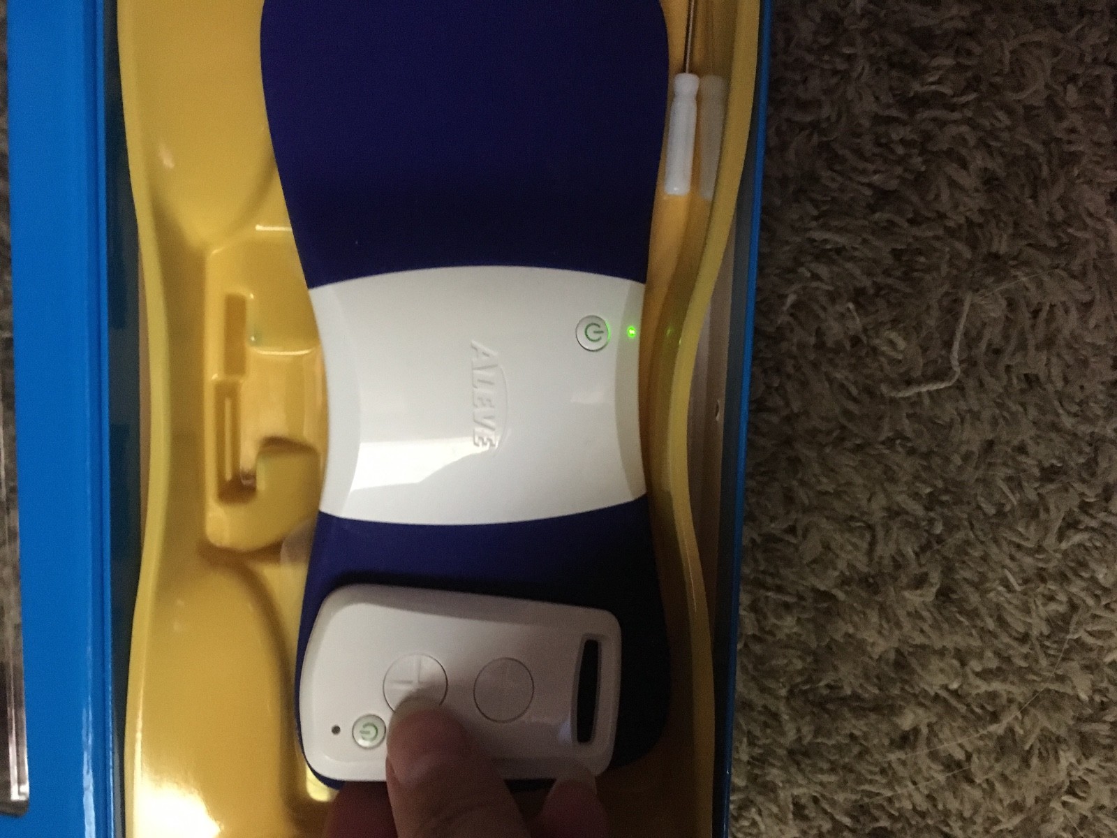 Aleve direct therapy tens device used once great natural pain relief