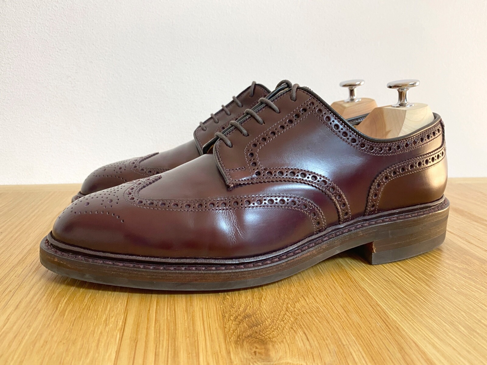 Crockett & Jones Pembroke Cavalry Burgundy - Taille UK 6,5 Crockett & Jones Pembroke Cavalry Burgundy - Taille UK 6,5