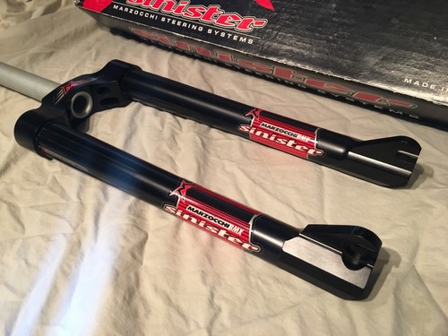NOS 24” MARZOCCHI SINISTER BLACK 1 1/8” PRO BMX RACING FORKS
