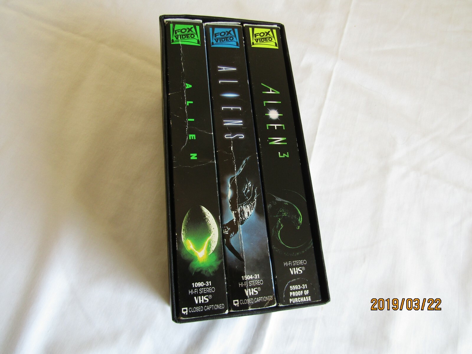 Alien Trilogy 3 video box set Fox video V